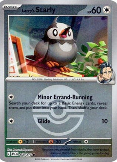 Larry's Starly (Poke Ball) 168  - Reverse Holofoil ME Ascended Heroes - Common-1