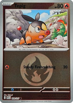 Tepig (Energy Symbol Pattern) 029  - Reverse Holofoil ME Ascended Heroes - Common-1