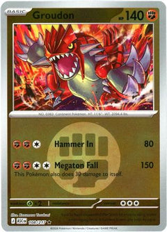 Groudon (Energy Symbol Pattern) 108  - Reverse Holofoil ME Ascended Heroes - Rare-1