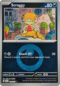 Scraggy (Energy Symbol Pattern) 134  - Reverse Holofoil ME Ascended Heroes - Common-1