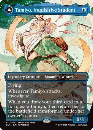 Tamiyo, Inquisitive Student (SLP-049) - Secret Lair Showdown Foil-1