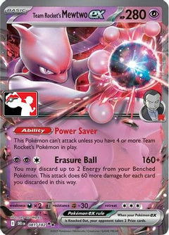 Team Rocket's Mewtwo ex 079  - Holofoil Prize Pack Series Cards - Double Rare-1