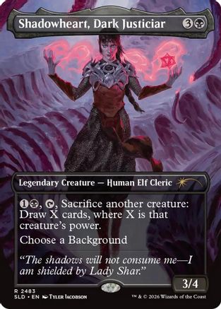 Shadowheart, Dark Justiciar (SLD-2483) - Secret Lair Drop Series Foil-1