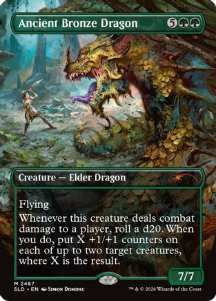 Ancient Bronze Dragon (SLD-2487) - Secret Lair Drop Series Foil-1