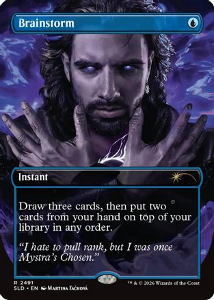 Brainstorm (2491) (SLD-2491) - Secret Lair Drop Series Foil-1