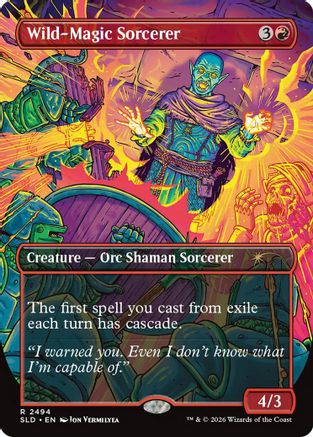 Wild-Magic Sorcerer (SLD-2494) - Secret Lair Drop Series Foil-1