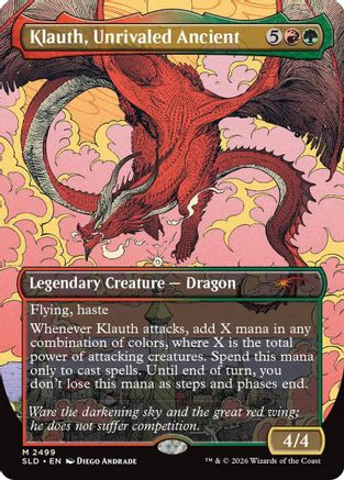 Klauth, Unrivaled Ancient (SLD-2499) - Secret Lair Drop Series-1