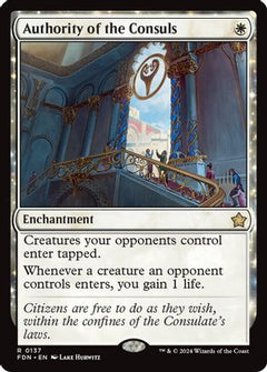 Authority of the Consuls [Lorwyn Eclipsed Promos]-1