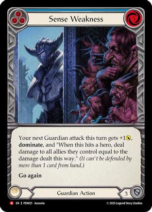 Sense Weakness (Blue) [PEN021] (Compendium of Rathe)-1
