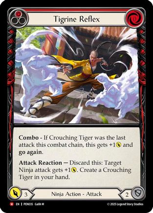 Tigerine Reflex (Red) (PEN035) - Compendium of Rathe Rainbow Foil