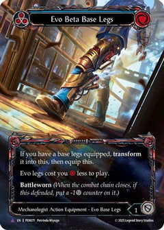 Evo Beta Base Legs (Blue) (Marvel) [PEN071] (Compendium of Rathe)  Cold Foil-1