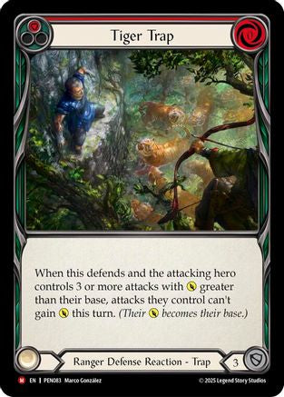 Tiger Trap (Red) [PEN083] (Compendium of Rathe)  Rainbow Foil-1
