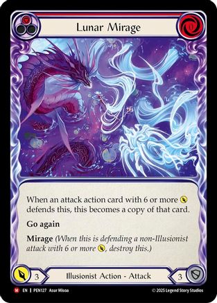 Lunar Mirage (Red) (PEN127) - Compendium of Rathe Rainbow Foil-1
