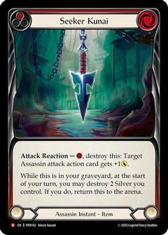 Seeker Kunai (Red) (PEN142) - Compendium of Rathe Rainbow Foil-1