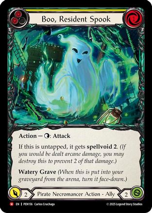 Boo Resident Spook (Yellow) (PEN156) - Compendium of Rathe-1