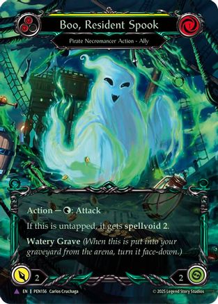 Boo Resident Spook (Yellow) (Marvel) (PEN156) - Compendium of Rathe Cold Foil-1