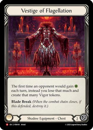 Vestige Of Flagellation [PEN191] (Compendium of Rathe)  Cold Foil