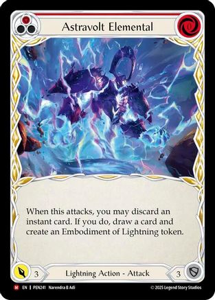 Astravolt Elemental (Red) [PEN241] (Compendium of Rathe)-1