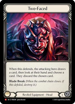 Two Faced [PEN299] (Compendium of Rathe)  Cold Foil-1
