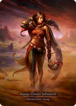 Kassai Cintari Sellsword (Marvel) (PEN336) - Compendium of Rathe Cold Foil-1