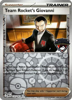 Team Rocket's Giovanni 174  - Reverse Holofoil League & Championship Cards - Uncommon-1