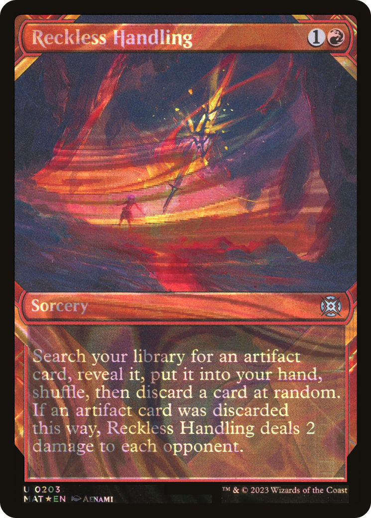 Reckless Handling (Showcase Halo Foil) [March of the Machine: The Aftermath]-1