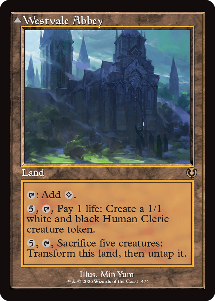Westvale Abbey (Retro Frame) (INR-474) - Innistrad Remastered Foil-1