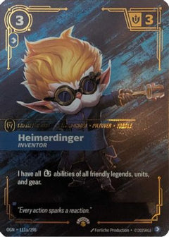 Heimerdinger - Inventor (111a/298) - Riftbound Promotional Cards Foil-1