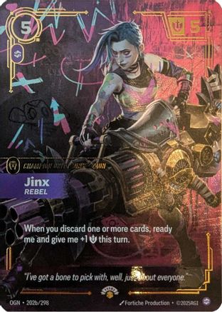 Jinx - Rebel (202/298) - Riftbound Promotional Cards Foil-1