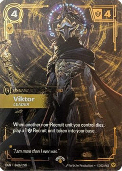 Viktor - Leader (246a/298) - Riftbound Promotional Cards Foil-1