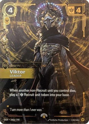 Viktor - Leader (246a/298) - Riftbound Promotional Cards Foil-1
