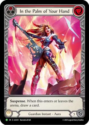 In the Palm of Your Hand [LGS431] (Promo)  Cold Foil-1