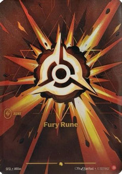 Fury Rune (Alternate Art) (R01a) - Spiritforged Foil-1