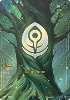 Calm Rune (Alternate Art) (R02a) - Spiritforged Foil-1