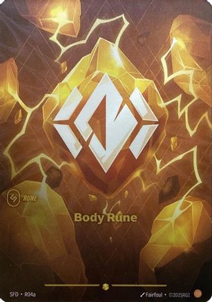 Body Rune (Alternate Art) (R04a) - Spiritforged Foil-1