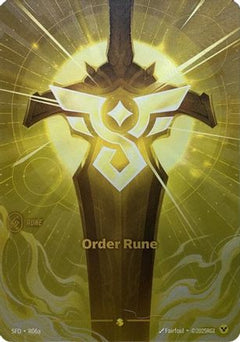 Order Rune (Alternate Art) (R06a) - Spiritforged Foil-1