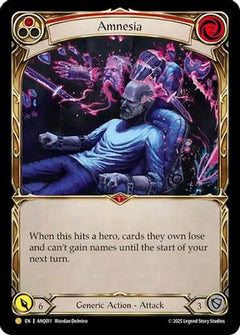 Amnesia (Red) (Gold) [ANQ011] (Compendium of Rathe - Antiquity Pack)  Rainbow Foil-1