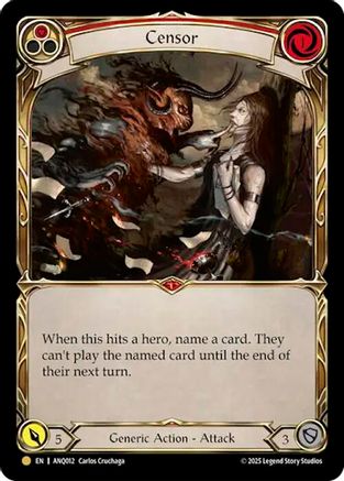 Censor (Red) (Gold) [ANQ012] (Compendium of Rathe - Antiquity Pack)-1