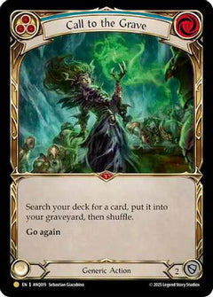 Call To The Grave (Blue) (ANQ019) (ANQ019) - Compendium of Rathe - Antiquity Pack Cold Foil-1
