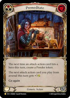 Premeditate (Red) (Gold) [ANQ022] (Compendium of Rathe - Antiquity Pack)  Rainbow Foil-1