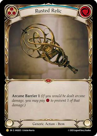 Rusted Relic (Blue) (Gold) [ANQ023] (Compendium of Rathe - Antiquity Pack)-1