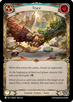 Truce (Blue) (Gold) [ANQ025] (Compendium of Rathe - Antiquity Pack)  Rainbow Foil-1