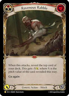Ravenous Rabble (Red) (Gold) [ANQ029] (Compendium of Rathe - Antiquity Pack)-1
