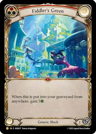 Fiddlers Green (Red) (Gold) [ANQ037] (Compendium of Rathe - Antiquity Pack)-1