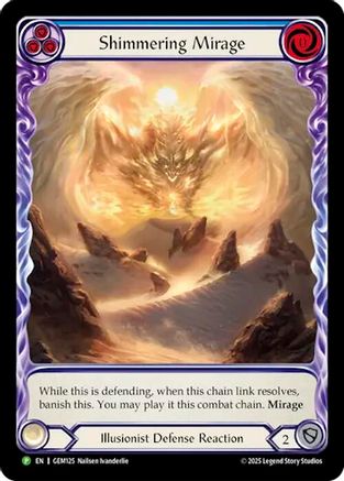 Shimmering Mirage (GEM125) - GEM Pack 4 Rainbow Foil