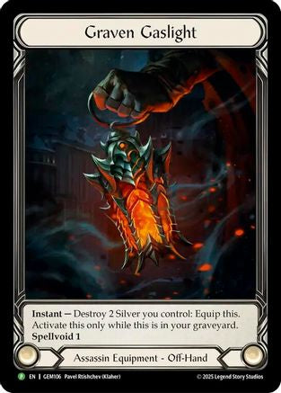Graven Gaslight (GEM106) - GEM Pack 4 Cold Foil-1