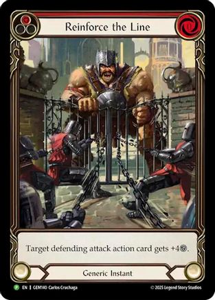 Reinforce the Line (GEM140) - GEM Pack 4 Rainbow Foil-1