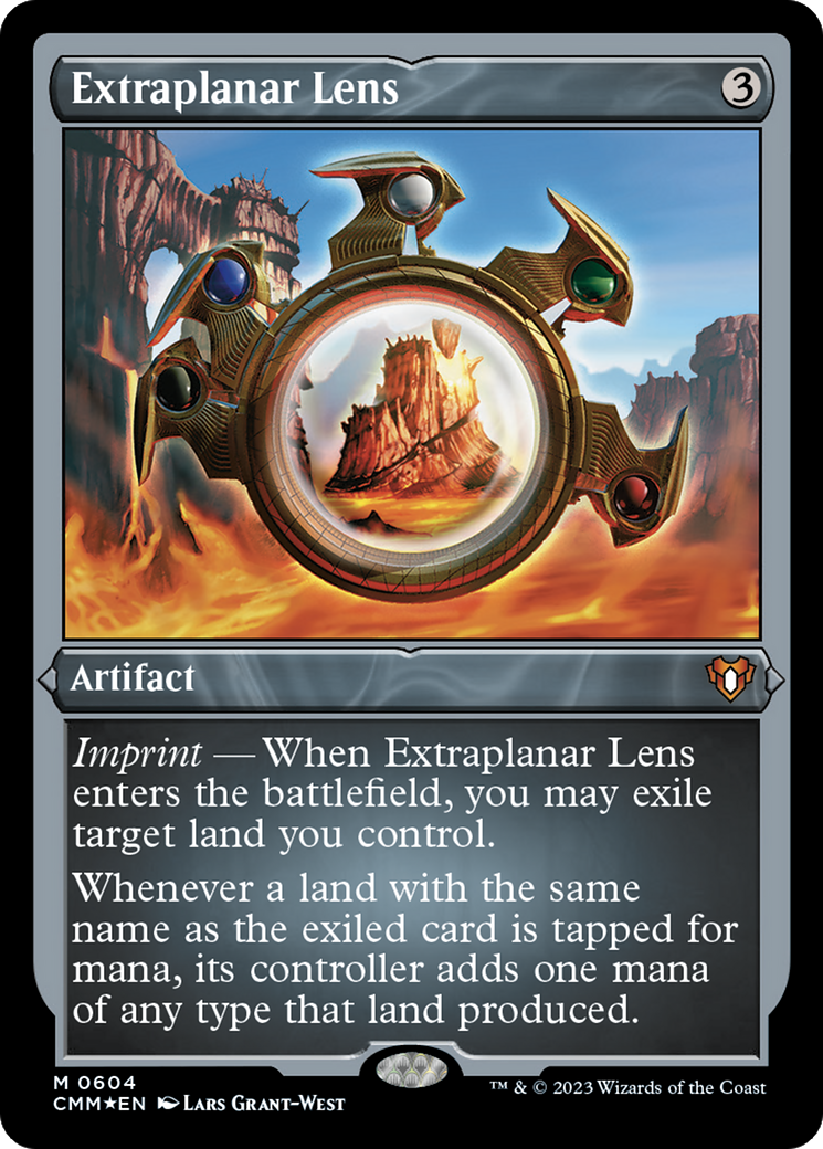 Extraplanar Lens (CMM-604) - Commander Masters Etched Foil-1