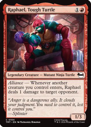 Raphael, Tough Turtle (TMT-104) - Teenage Mutant Ninja Turtles Foil-1
