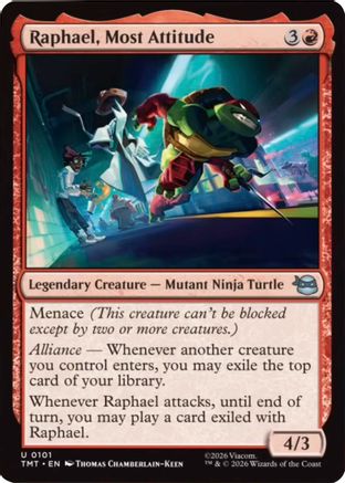 Raphael, Most Attitude (TMT-101) - Teenage Mutant Ninja Turtles-1